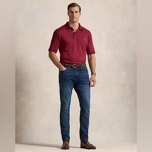 Polo Ralph Lauren Soft Cotton Polo Shirt Red Big & Tall 3XLT